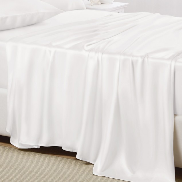 Best White 22 Momme Mulberry Silk Sheet Set UK Best White 22 Momme Mulberry Silk Sheet Set UK