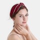 Best Wine & Ivory Silk Headband UK Best Wine & Ivory Silk Headband UK