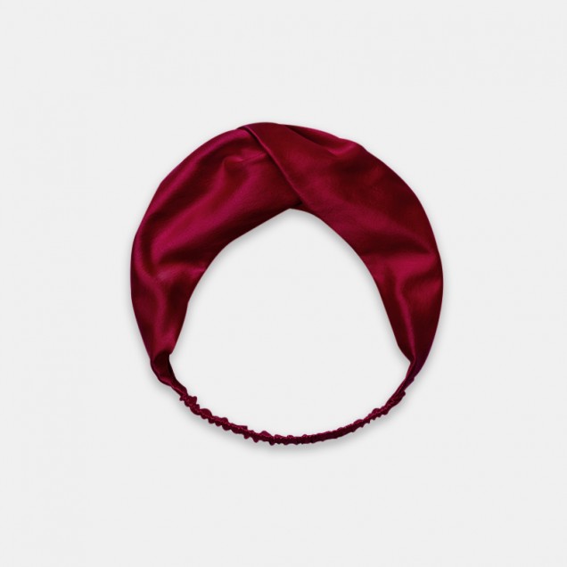 Best Wine Mulberry Silk Headband UK Best Wine Mulberry Silk Headband UK