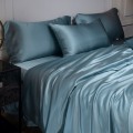 The dimensions of this silk sheet are spot on. It's a perfect fit for my mattress.